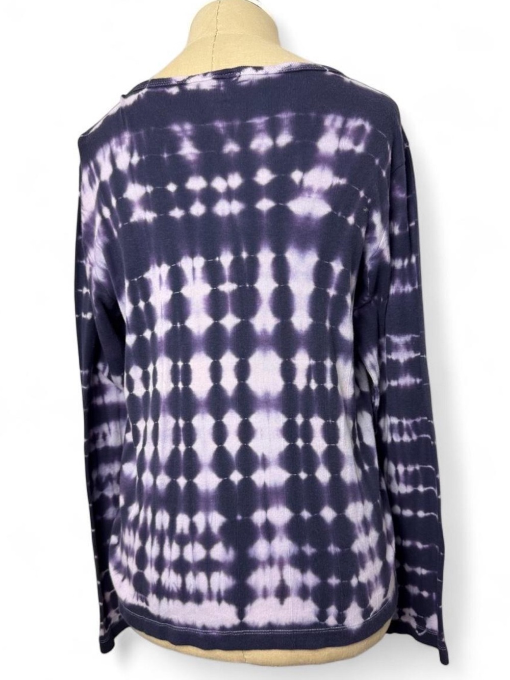 Vintage Whimsigoth Cotton Tie-Dye Long Sleeve Top - Picture 2 of 4